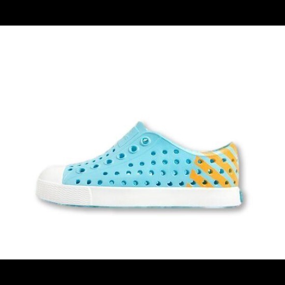 NATIVE JEFFERSON HAMACHI BLUE/SHELL WHITE SZ 5 - Picture 5 of 6